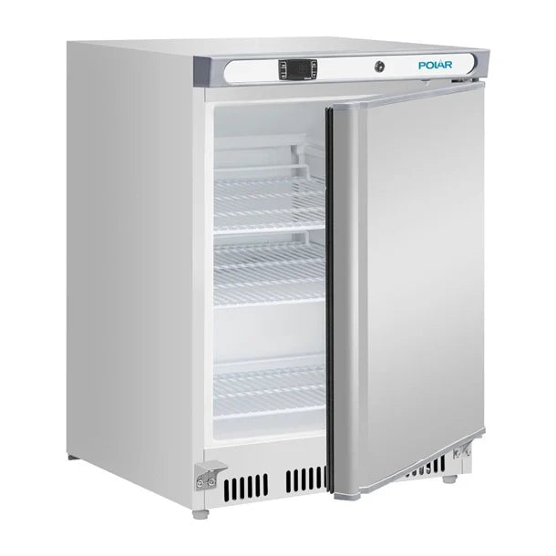 Polar C-Series 1 Solid Door Stainless Steel Under Counter Fridge 150L - PC002-A
