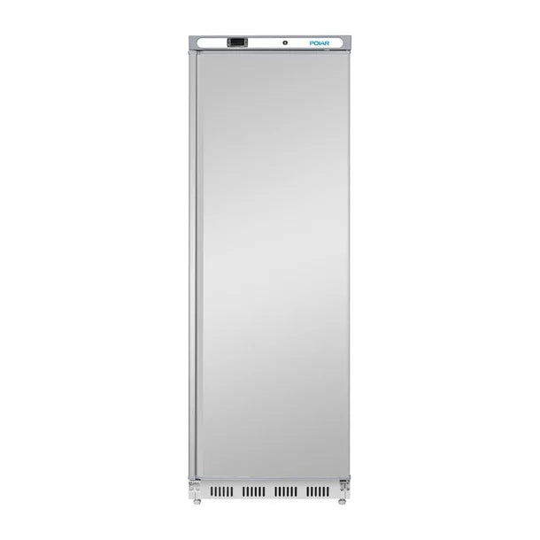 Polar C-Series 1 Solid Door Upright Fridge 400L Stainless Steel - PC004-A