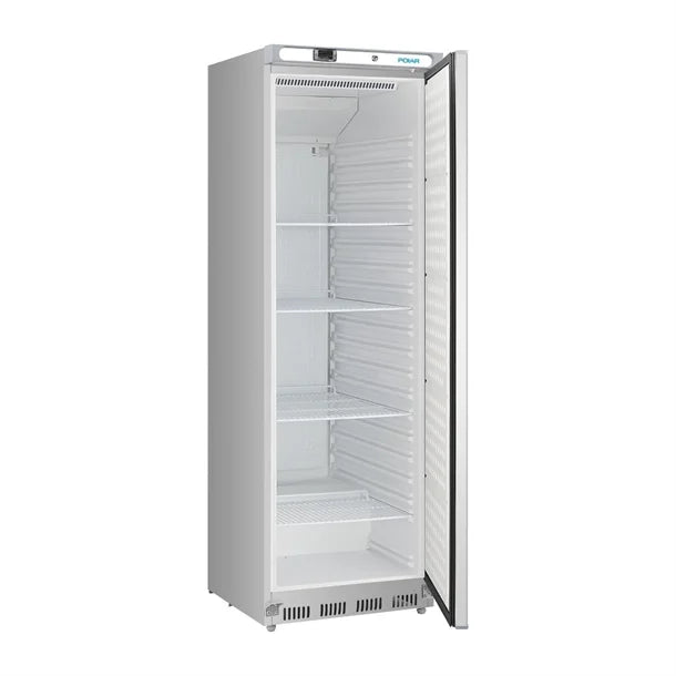 Polar C-Series 1 Solid Door Upright Fridge 400L Stainless Steel - PC004-A