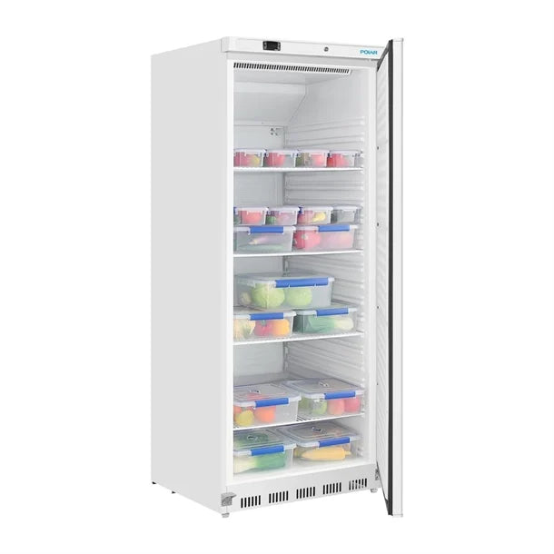 Polar C-Series 1 Solid Door Upright Fridge 600L White - PC005-A