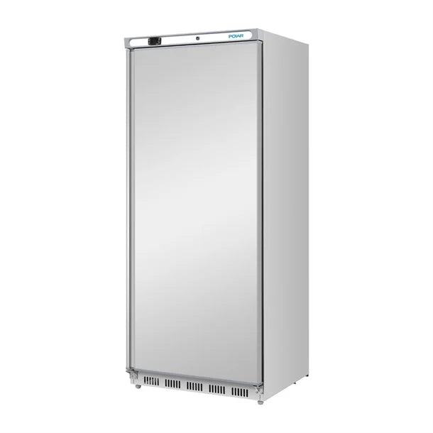 Polar C-Series 1 Solid Door Upright Fridge 600L Stainless Steel - PC006-A