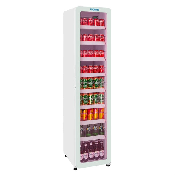 Polar G-Series Slimline Display Fridge White 208Ltr - PG048-A
