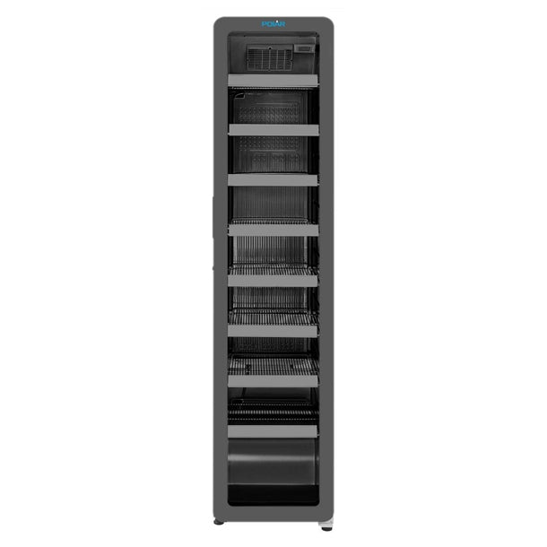 Polar G-Series Slimline Display Fridge Black 208Ltr - PG049-A