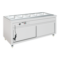 Thermaster Premium Wet & Dry Bain Marie Food Display 4x1/1 GN Pans - PG150FE-XB
