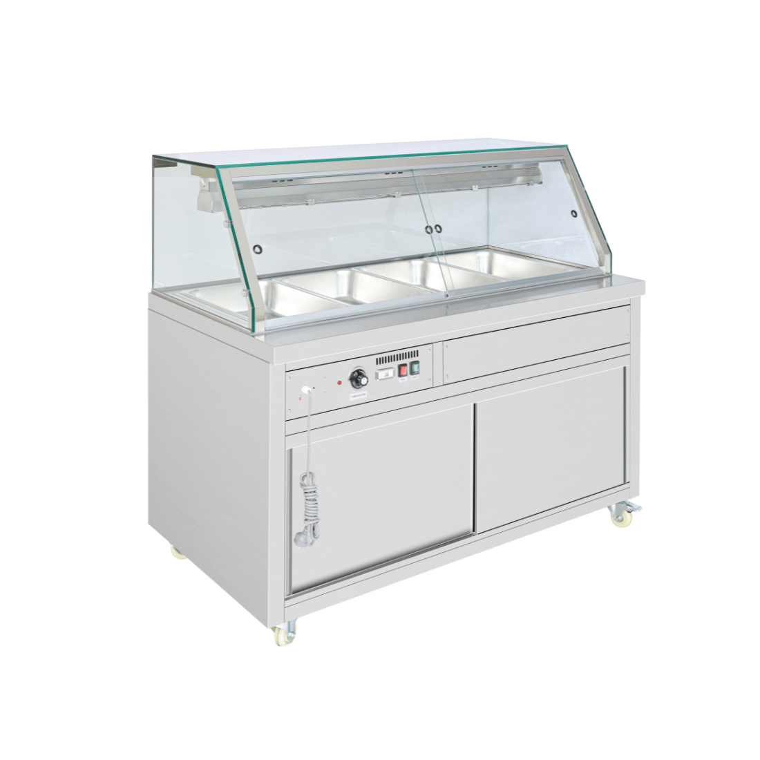 Thermaster Wet & Dry Bain Marie Display 4x1/1 GN Pans - PG150FE-XG