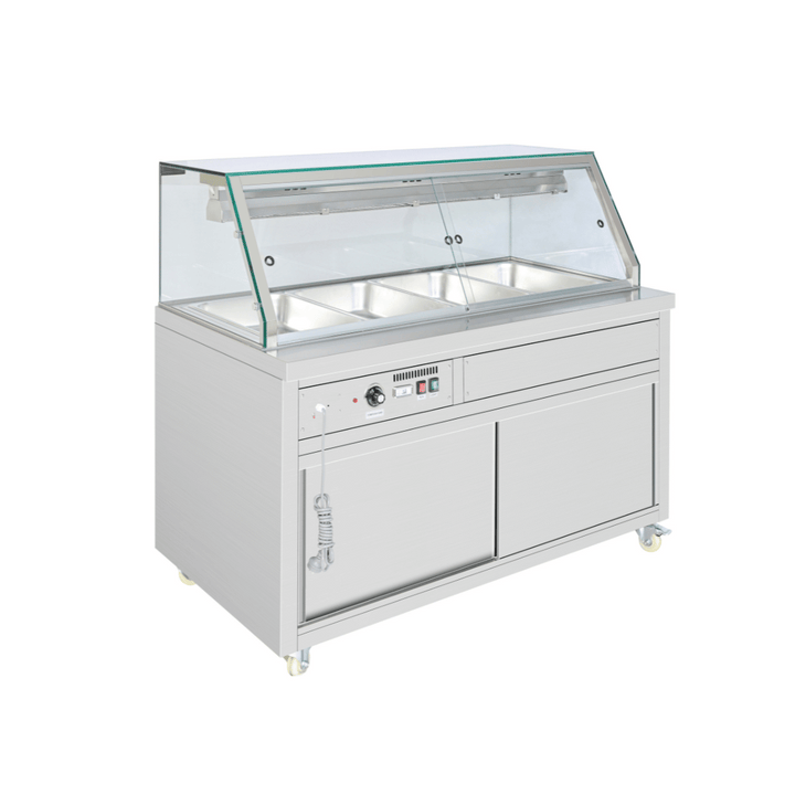 Thermaster Wet & Dry Bain Marie Display 4x1/1 GN Pans - PG150FE-XG