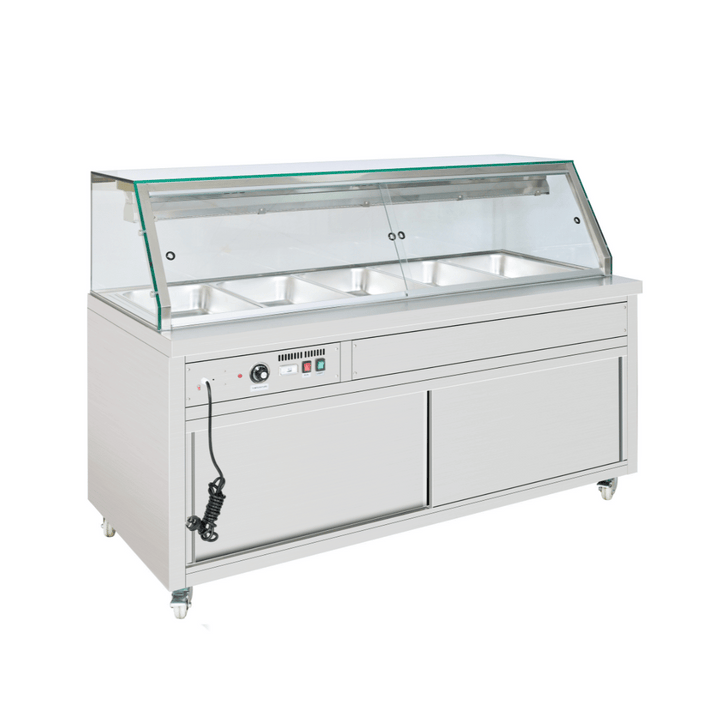 Thermaster Wet & Dry Bain Marie Display 5x1/1 GN Pans - PG180FE-XG
