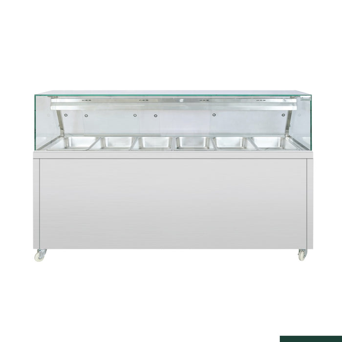 Thermaster Wet and Dry Bain Marie Display 6x1/1 GN Pans - PG210FE-XG