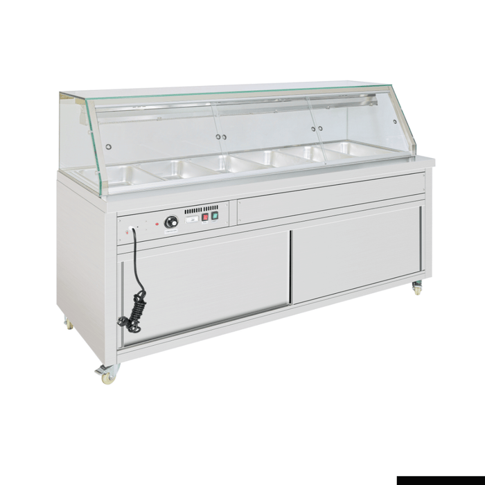 Thermaster Wet and Dry Bain Marie Display 6x1/1 GN Pans - PG210FE-XG