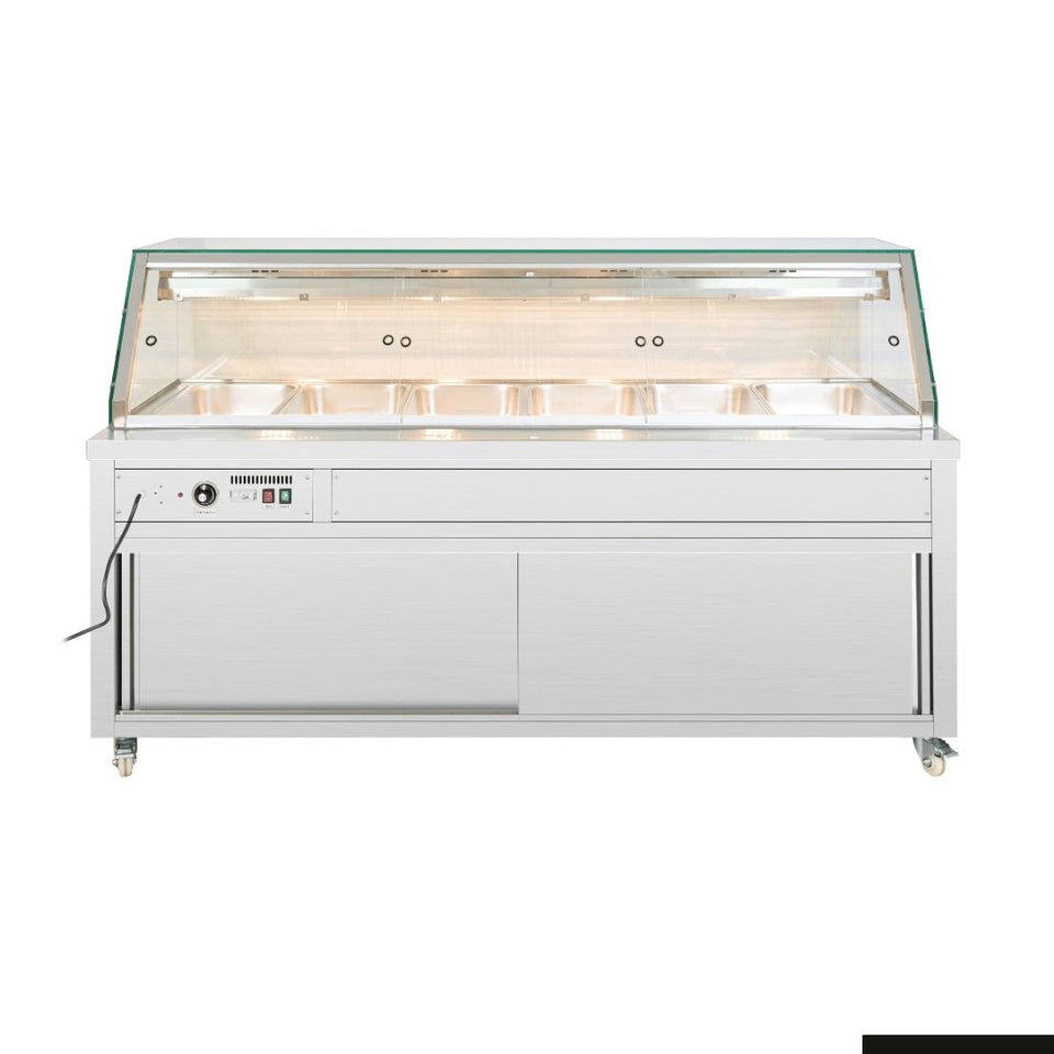 Thermaster Wet and Dry Bain Marie Display 6x1/1 GN Pans - PG210FE-XG