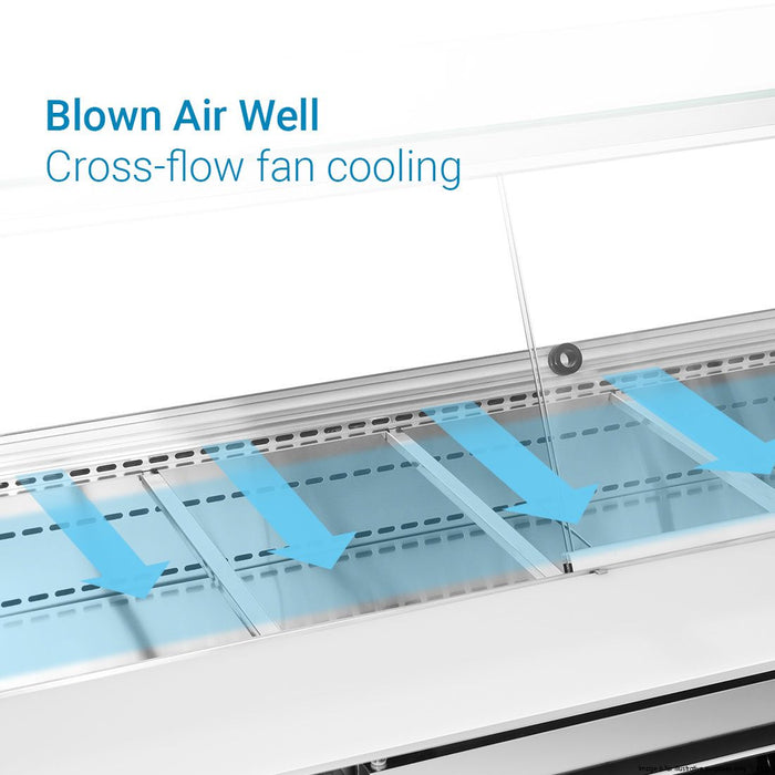 Thermaster Cold Salad & Noodle Bar 4x1/1 GN Pans - PG150FA-XG