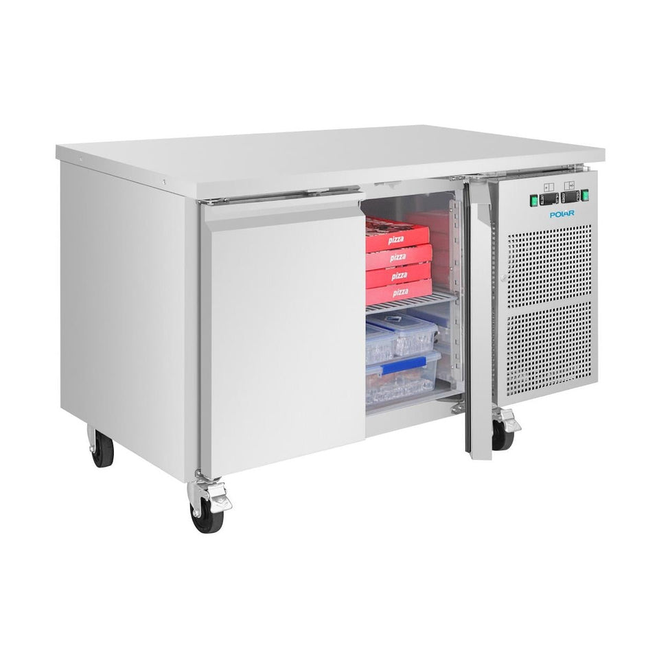 Polar U-Series Double Door Counter Fridge/Freezer - UA086-A