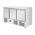 Polar U-Series Ventilated Three Door Counter Fridge - UA090-A