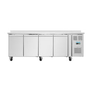 Polar U-Series Four Door Counter Fridge with Upstand - UA095-A