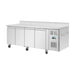 Polar U-Series Four Door Counter Fridge with Upstand - UA095-A