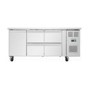 Polar U-Series Four Drawers and One Door Counter Fridge - UA103-A