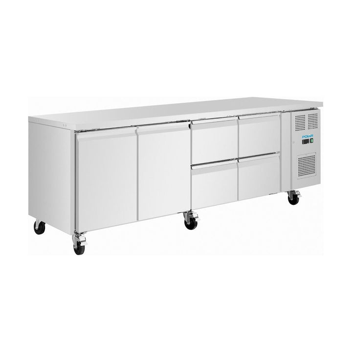 Polar U-Series Double Door Counter Fridge 616Ltr - UA104-A