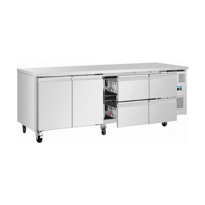 Polar U-Series Double Door Counter Fridge 616Ltr - UA104-A
