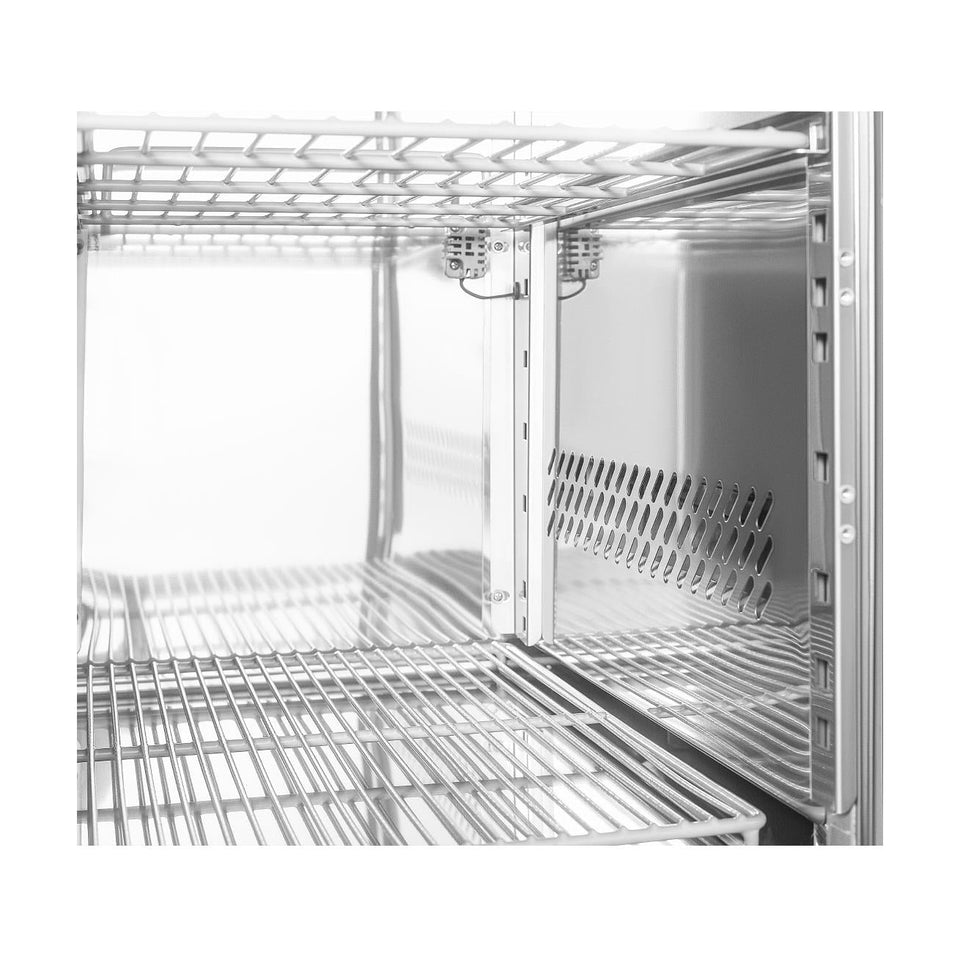 Polar U-Series Double Door Counter Fridge 616Ltr - UA104-A