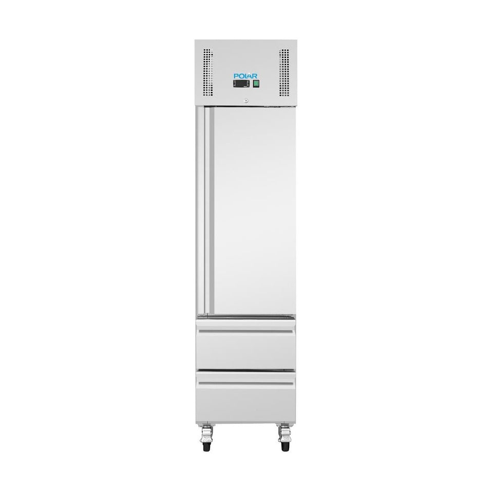 Polar G-Series Slimline Single Door & Two Drawer GN Cabinet Refrigerator - UA112-A