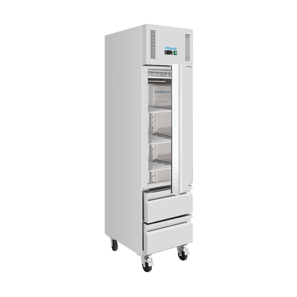 Polar G-Series Slimline Single Door & Two Drawer GN Cabinet Refrigerator - UA112-A