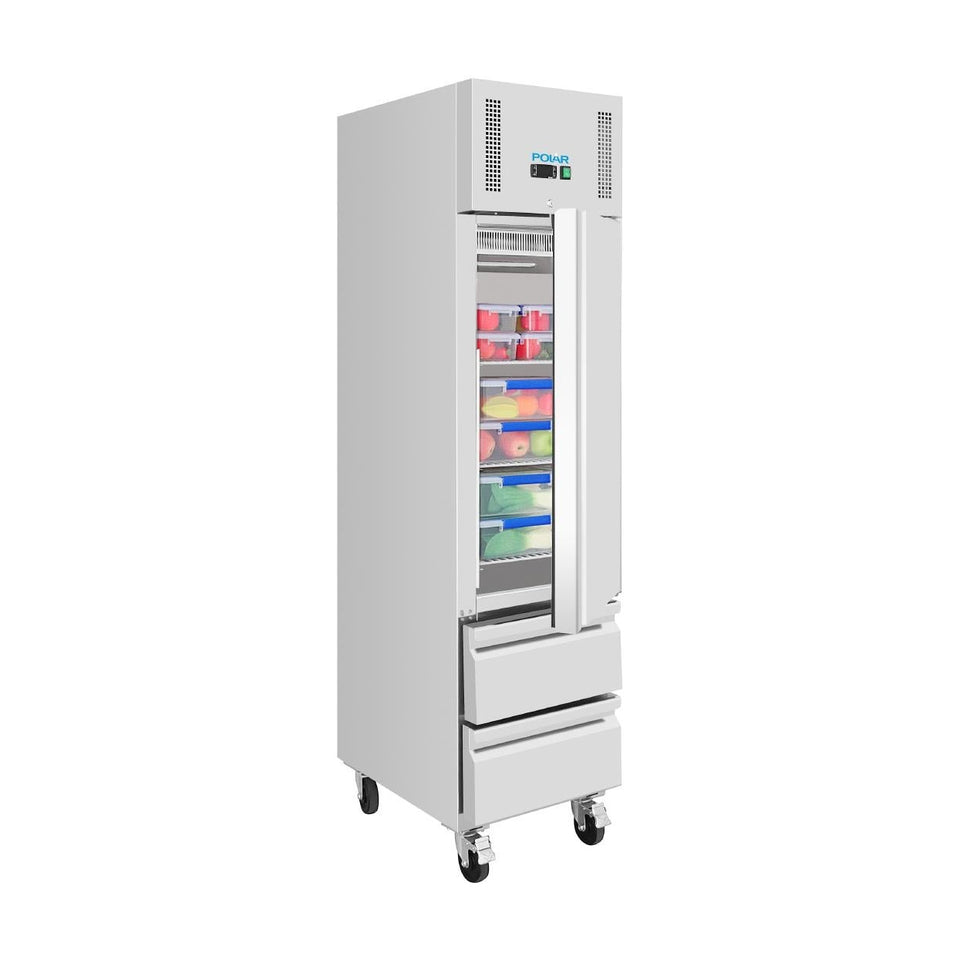 Polar G-Series Slimline Single Door & Two Drawer GN Cabinet Refrigerator - UA112-A