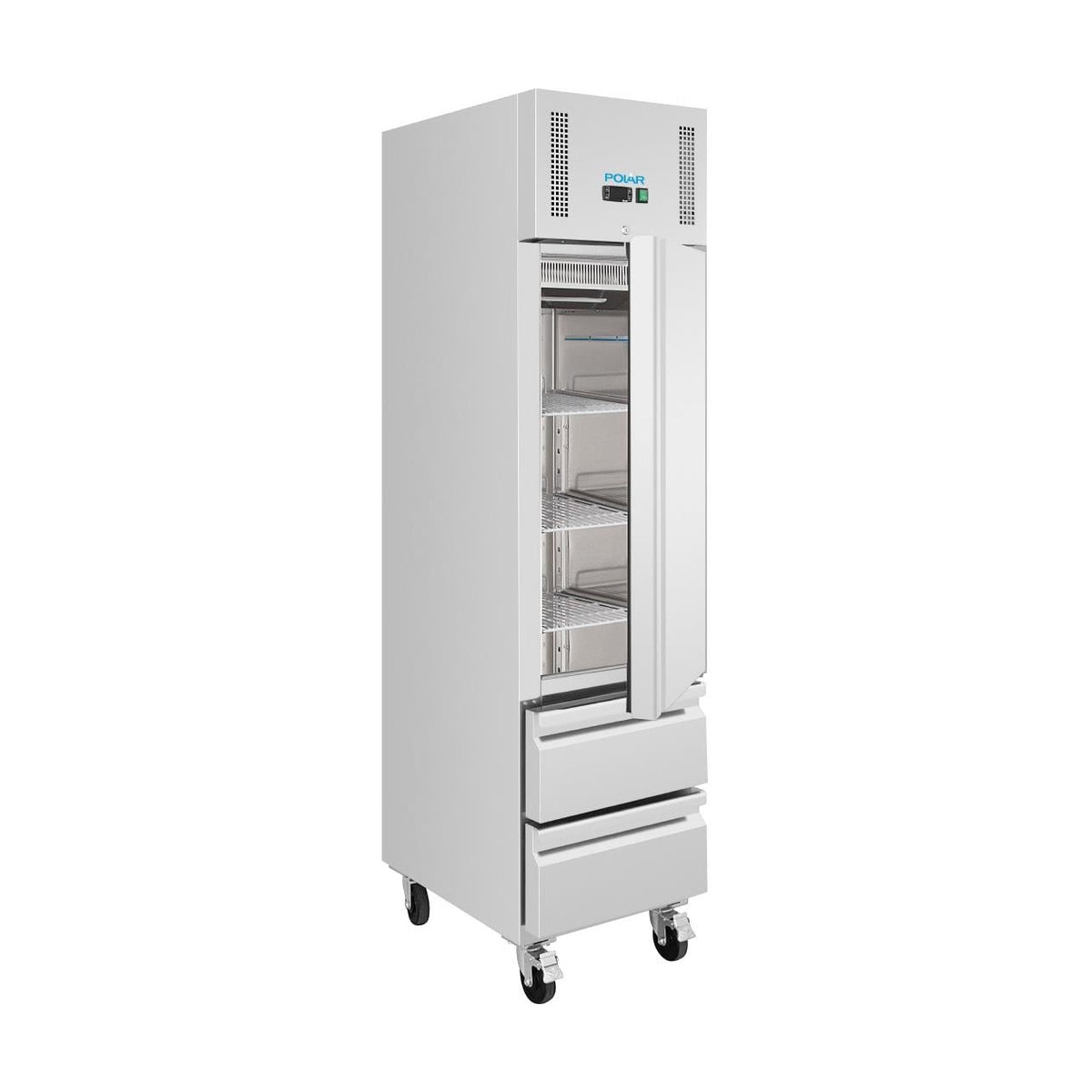 Polar G-Series Single Door and 2 Drawer Slimline GN Cabinet Freezer - UA116-A