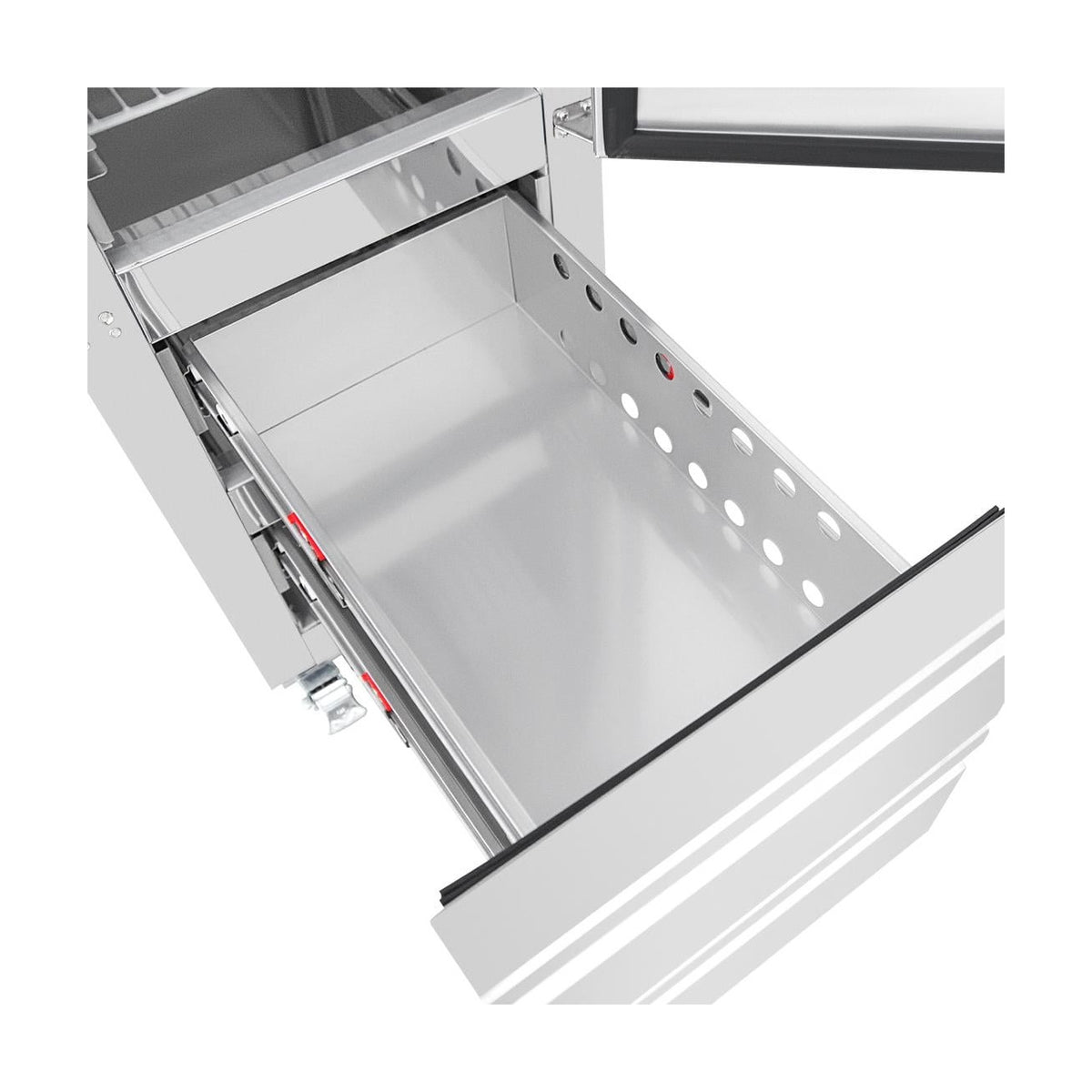 Polar G-Series Single Door and 2 Drawer Slimline GN Cabinet Freezer - UA116-A