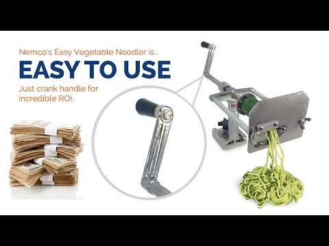 Nemco Easy Vegetable Noodler - NVN0001 video