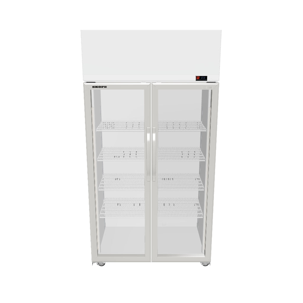 SKOPE EziCore 2 Glass Door Display or Storage Fridge - TCE1000N - 3D model (White Exterior/White Interior)