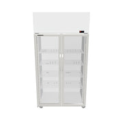 SKOPE EziCore 2 Glass Door Display or Storage Fridge - TCE1000N - 3D model (White Exterior/White Interior)
