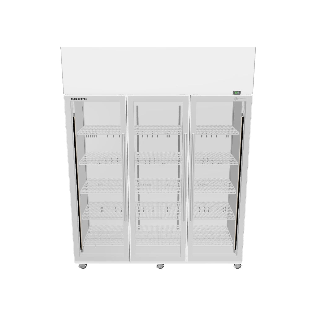 SKOPE ActiveCore TME 3 Glass Door Display or Storage Fridge 1399L - TME1500N-A - 3D model (White Interior / White Exterior)