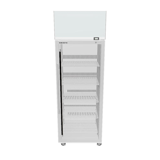 SKOPE ActiveCore TME 1 Glass Door Display or Storage Fridge with Lit Sign 610L - TME650N-AC - 3D model (White Interior / White Exterior)