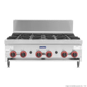 Gasmax Natural Gas Cook Top 6 Burner with Flame Failure - RB-6E