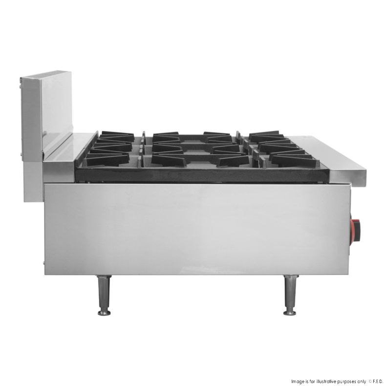 Gasmax Natural Gas Cook Top 6 Burner with Flame Failure - RB-6E