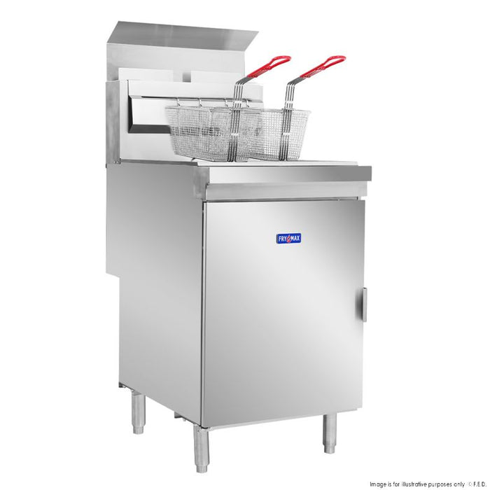 Gasmax - Superfast LPG Gas Tube Twin Vat Fryer - RC400TELPG