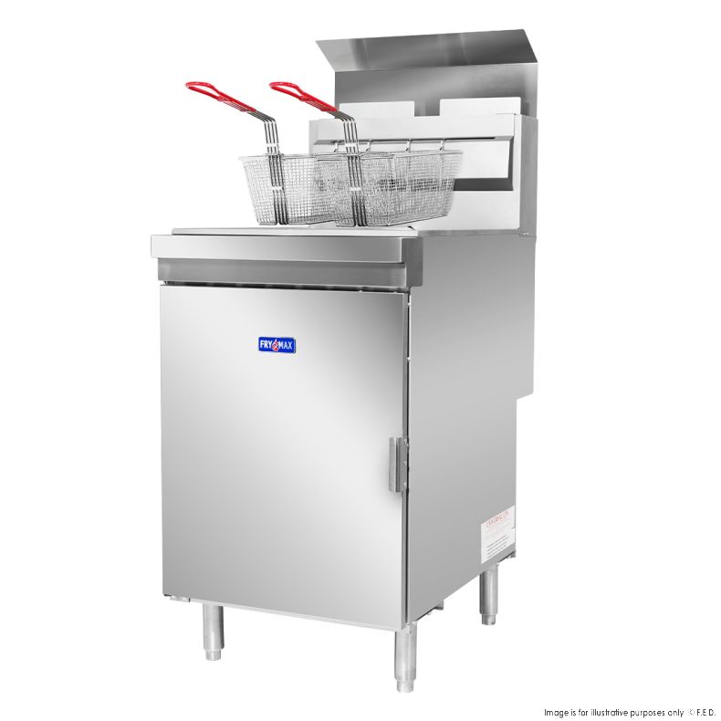 Gasmax - Superfast LPG Gas Tube Twin Vat Fryer - RC400TELPG