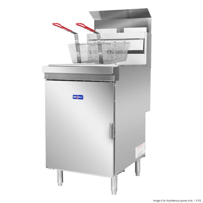 Gasmax - Superfast LPG Gas Tube Twin Vat Fryer - RC400TELPG