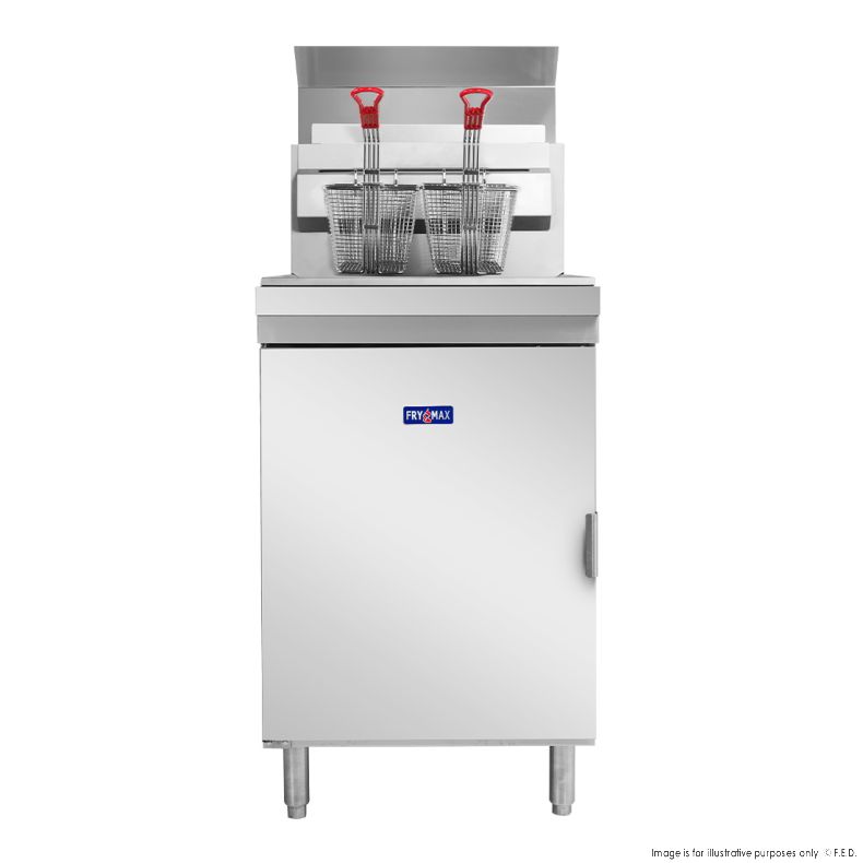 Gasmax Superfast Natural Gas Tube Twin Vat Fryer - RC400TE