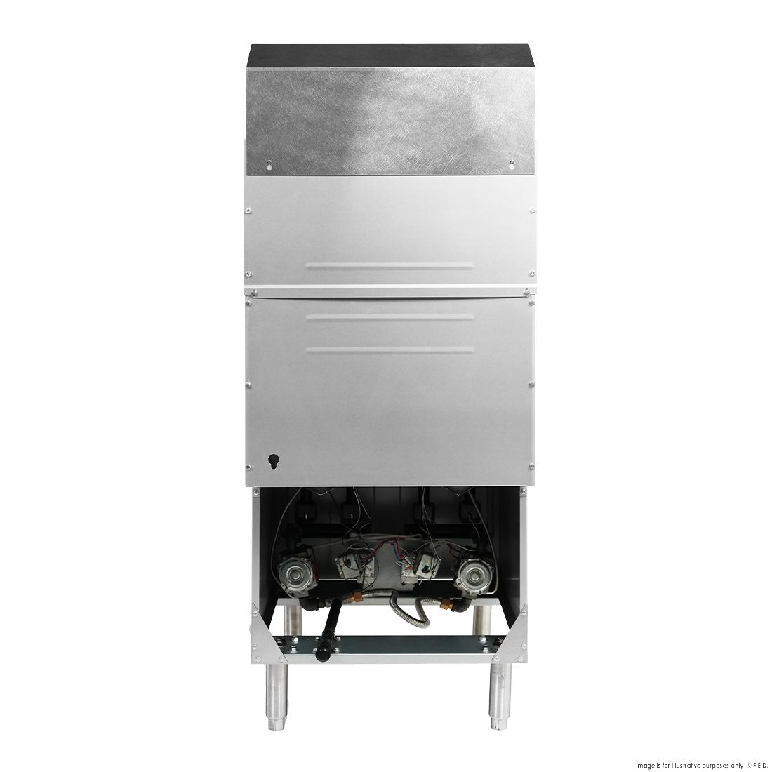 Gasmax Superfast Natural Gas Tube Twin Vat Fryer - RC400TE