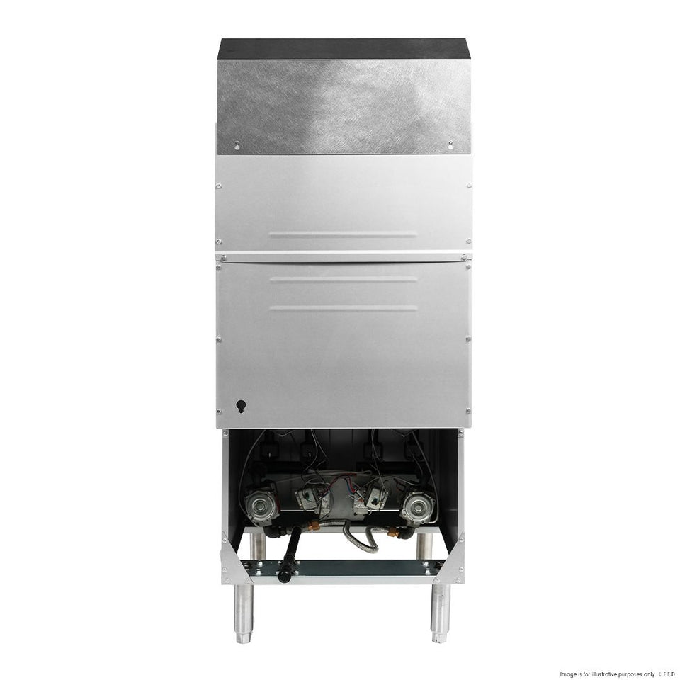 Gasmax Superfast Natural Gas Tube Twin Vat Fryer - RC400TE