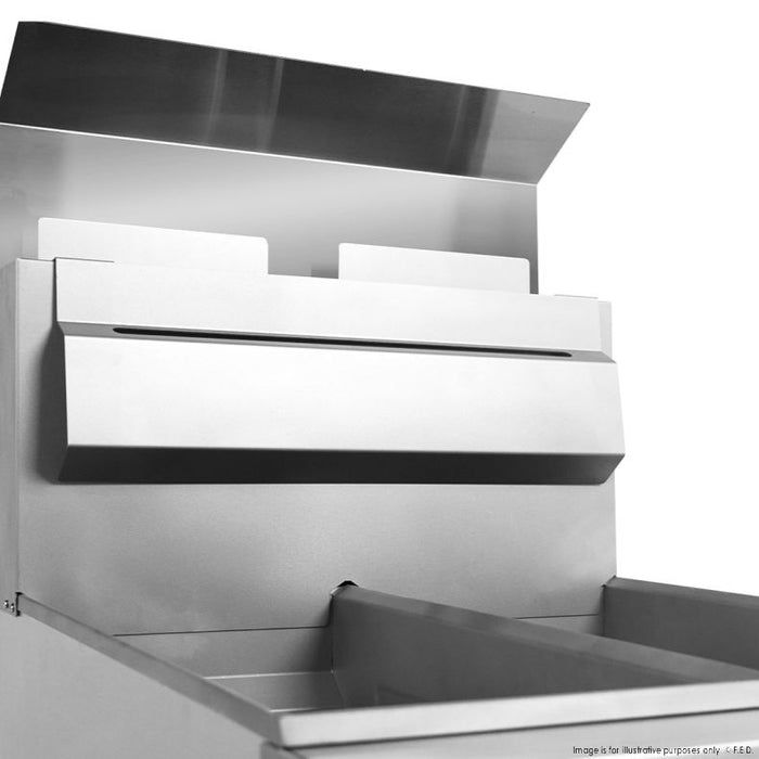 Gasmax - Superfast LPG Gas Tube Twin Vat Fryer - RC400TELPG