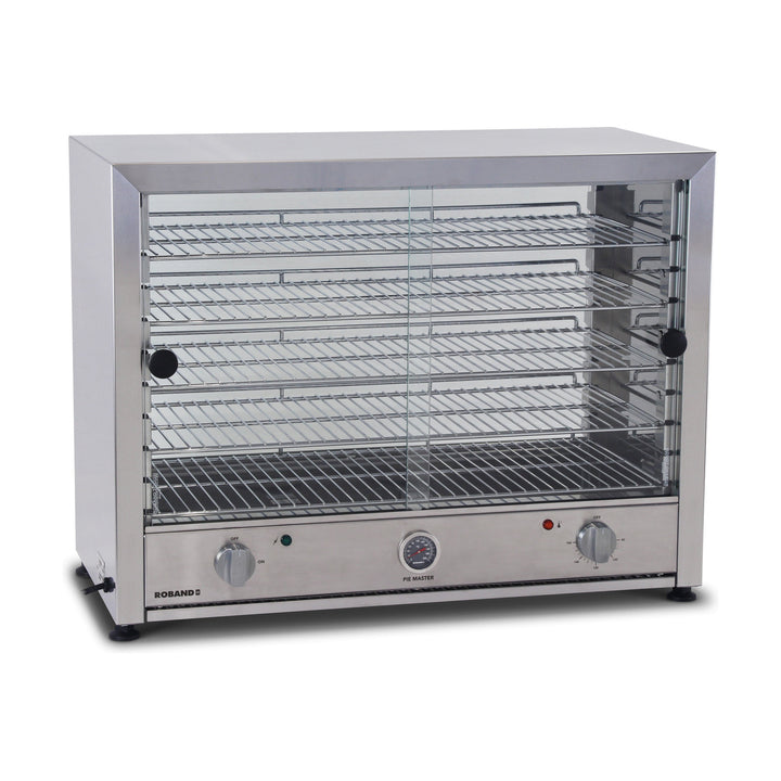 Roband Pie and Food Warmer Glass Door Single Side - 100 Pies - PM100