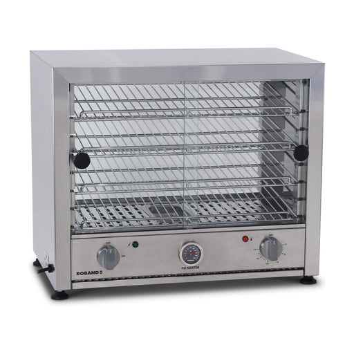Roband Pie and Food Warmer Sliding Glass Door with Internal Light - 50 Pies - PM50L