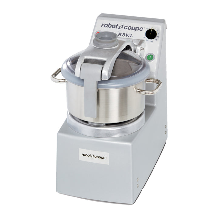 Robot Coupe Table Top Cutter Mixer - 8L Stainless Steel Bowl - Variable Speed - R8 V.V.