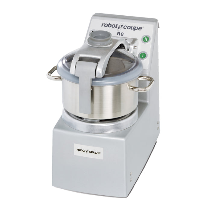 Robot Coupe Table Top Cutter Mixer - 8L Stainless Steel Bowl - R8