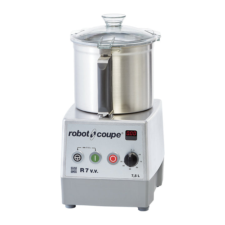 Robot Coupe Table Top Cutter Mixer - 7.5L Stainless Bowl - Variable Speed - R7 V.V.