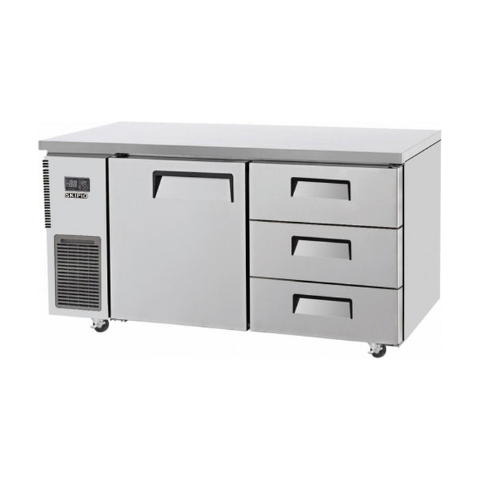 Skipio Three Drawer 1500mm Under Bench Freezer 395L - SUF15-3D-3