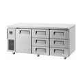 Skipio Six Drawer 1800mm Under Bench Freezer 505L - SUF18-3D-6