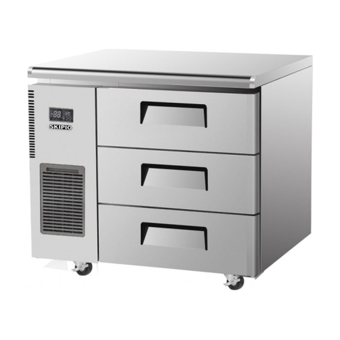 Skipio Three Drawer 900mm Under Bench Freezer 179L - SUF9-3D-3